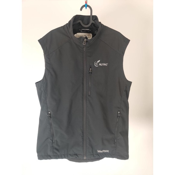 (V) Marmot Men jacket vest winter casual NUTRIO LOGO softshell sz XL